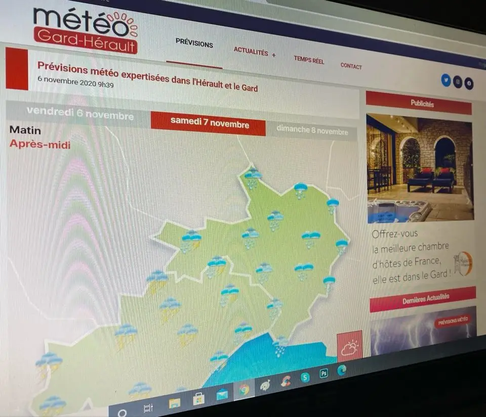 Météo Gard-Hérault : lancement du site web !