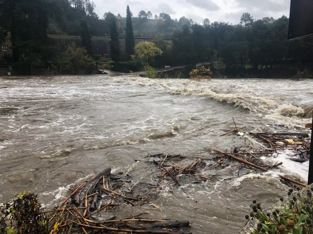 Episode cévenol : jusqu’à 350 mm en Cévennes, crues des cours d’eau