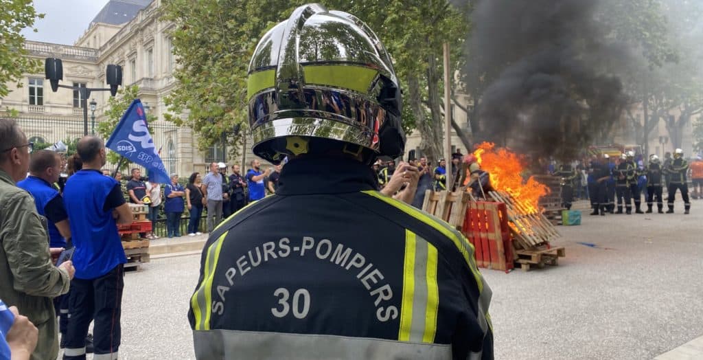 Gard : il y a le feu chez les pompiers. Il manque environ 100 pompiers professionnels !