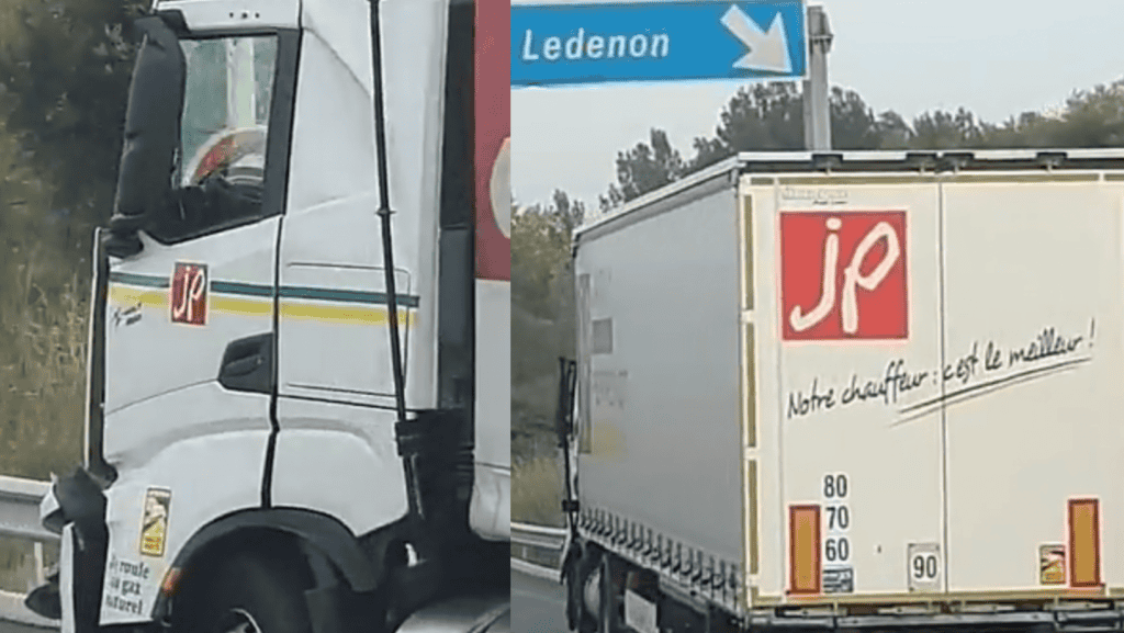 Accident sur l’autoroute A9 : accident entre un camion et une voiture au niveau de l’aire de Ledenon