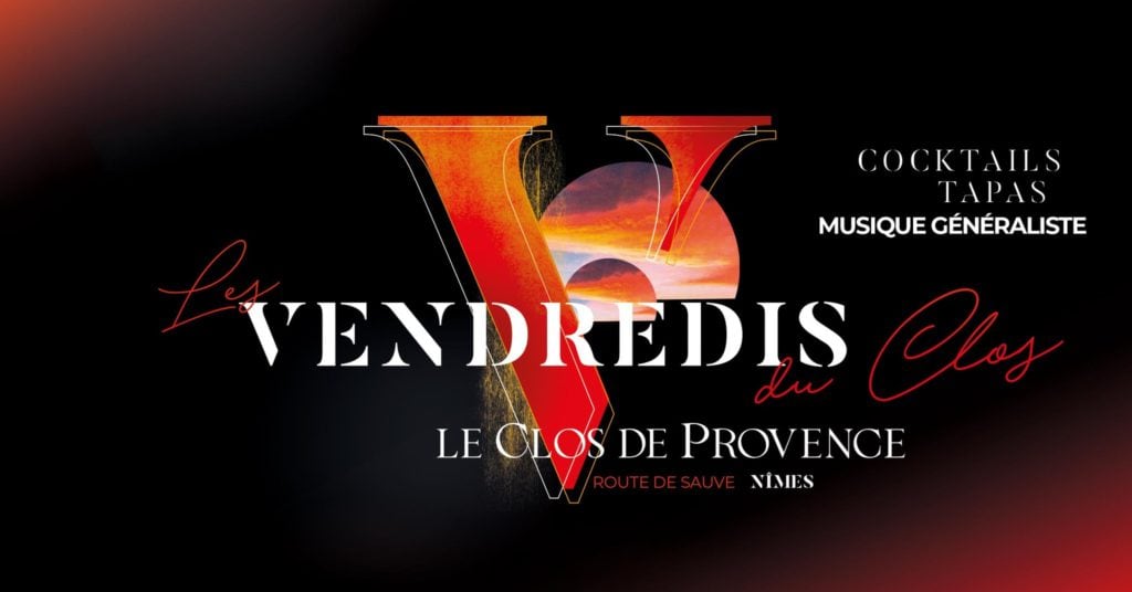 Nîmes : lancement des Vendredis du Clos, nouveau lieu de sortie avec tapas, produits frais & cocktails ce 14 octobre