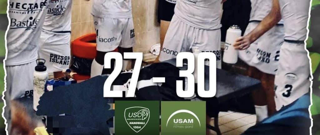 SPORT. Handball : les Nîmois de l’USAM l’emportent 27 à 30 contre Créteil