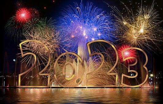 Nouvelle année 2023 : excellente soirée de réveillon à toutes et à tous !
