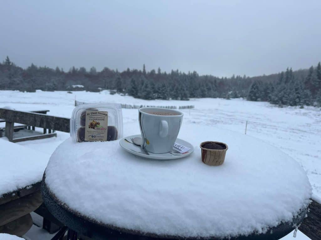 Lozère : la neige tombe en abondance ce samedi, déjà 5 à 10 cm