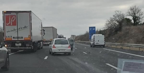 Autoroute A9 : un accident entre deux véhicules mobilise les secours