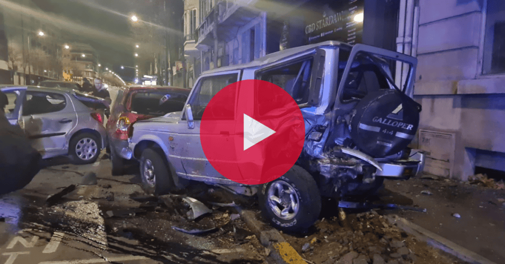 En vidéo : les images impressionnantes d’une course poursuite dans Perpignan qui se termine en accident