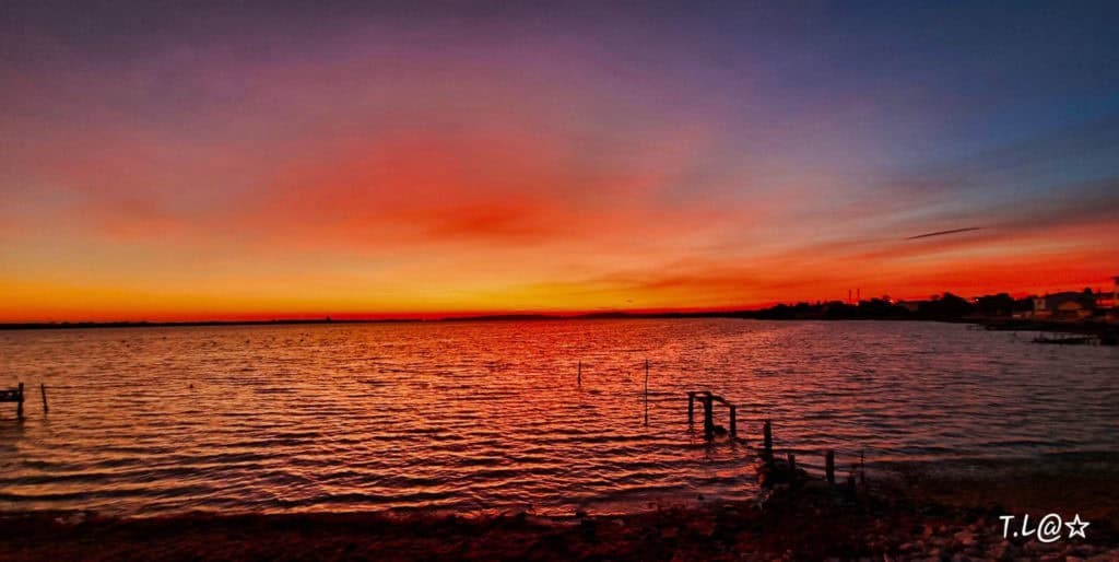 Hérault : superbes photos du coucher de soleil près de Montpellier