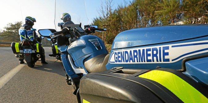 Occitanie : en service, un motard de la Gendarmerie se blesse dans un accident de la circulation