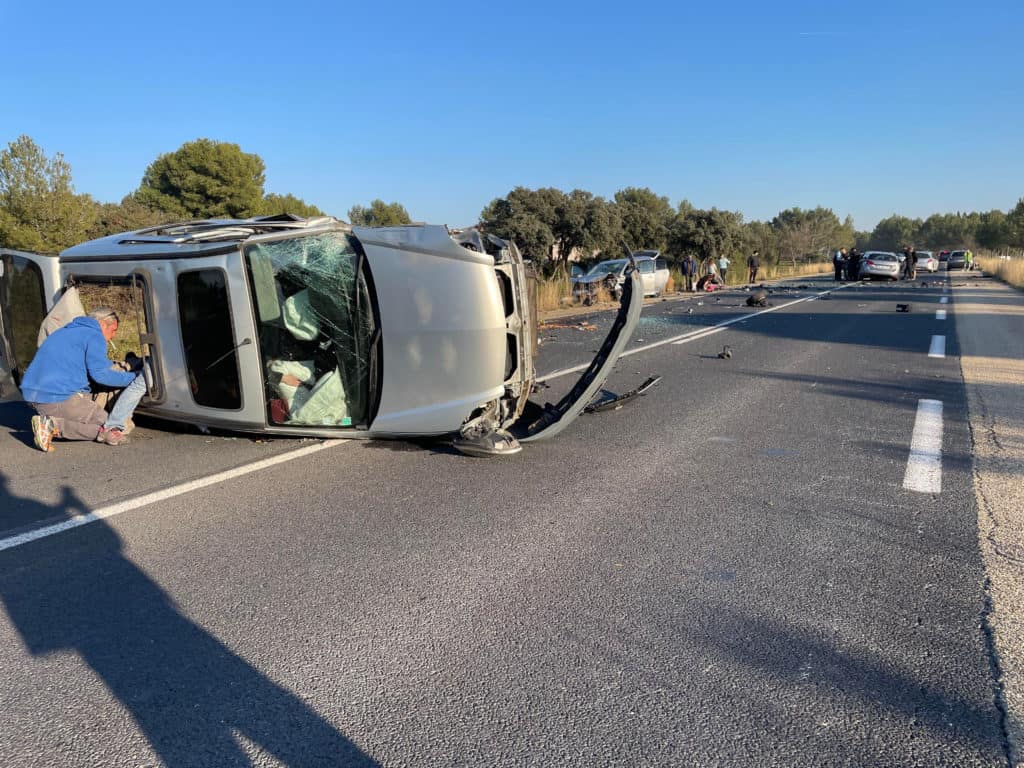 Hérault : important accident au Nord de Montpellier avec un choc frontal