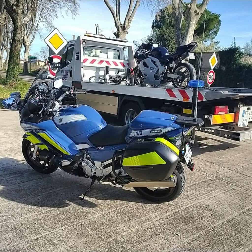 Gard : un jeune conducteur motard contrôlé à 160 km/h au lieu de 90 km/h