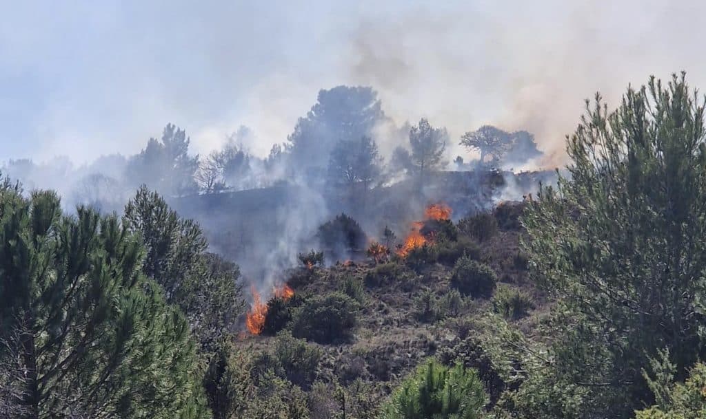 Gard : un feu de végétation se déclare sur les hauteurs de Gajan