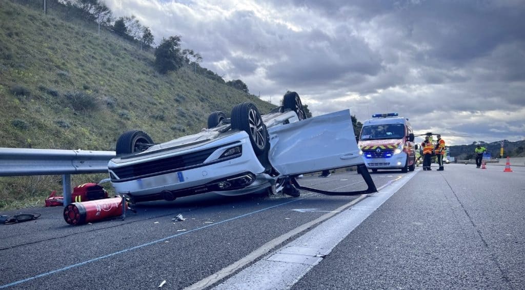 Gard : un jeune homme en arrêt cardio-respiratoire après un accident sur l’autoroute A9