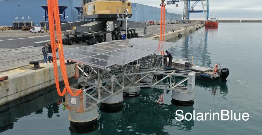 Sète : création d’une ferme solaire en pleine mer par SolarinBlue