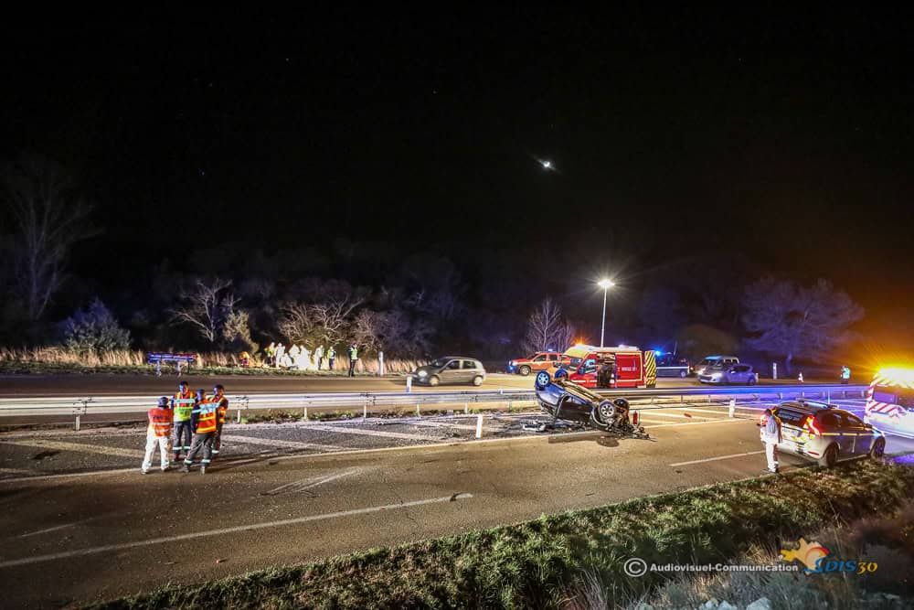 Gard : un jeune homme de 18 ans en urgence absolue après un accident sur la RN106