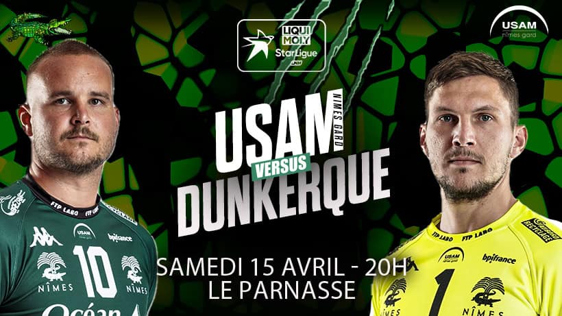 Jeu concours : gagnez vos places pour USAM Nîmes Gard – Dunkerque au Parnasse le 15 avril