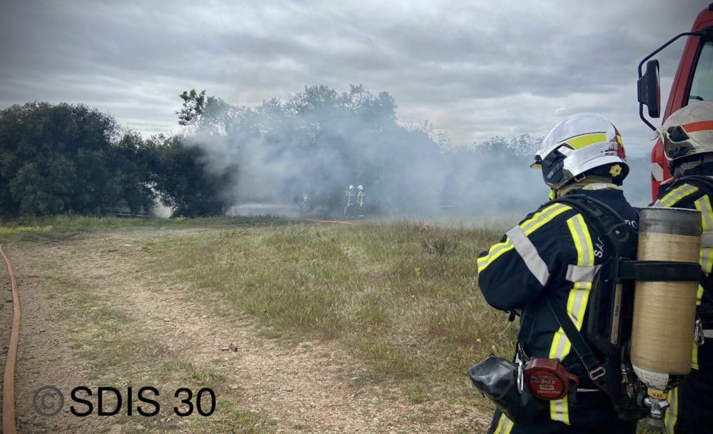 Gard : feu de camping-car avec explosion d’une bouteille de gaz à Beauvoisin ce vendredi
