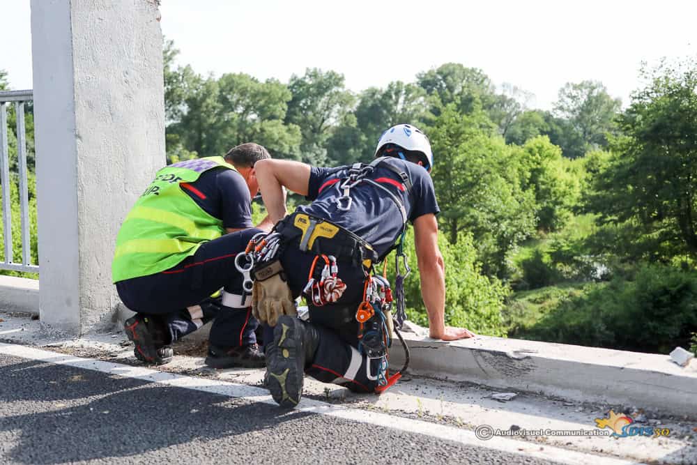 Gard : deux chiens bloqués à 20 m du sol, l’intervention des pompiers se termine bien