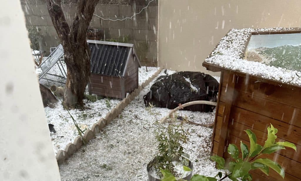 Météo : des violents orages de grêle éclatent sur l’Hérault