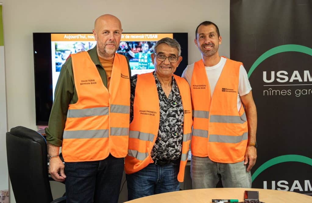 Gard : L’USAM Nîmes Gard collabore avec la Banque Alimentaire du Gard