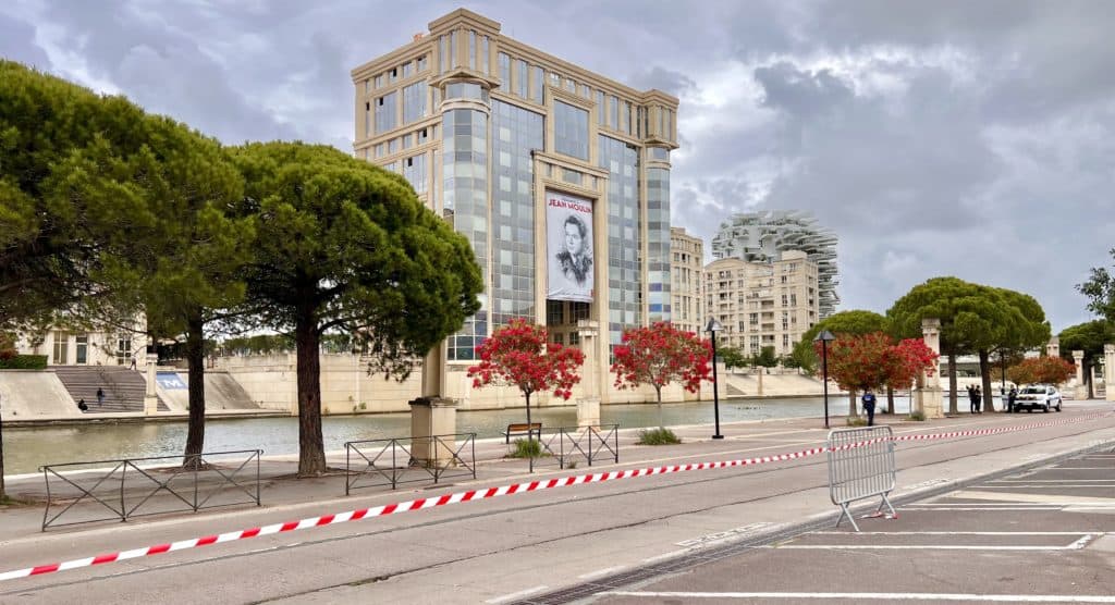 Montpellier : en raison du risque de crue du Lez, stationnement impossible Avenue du Pirée