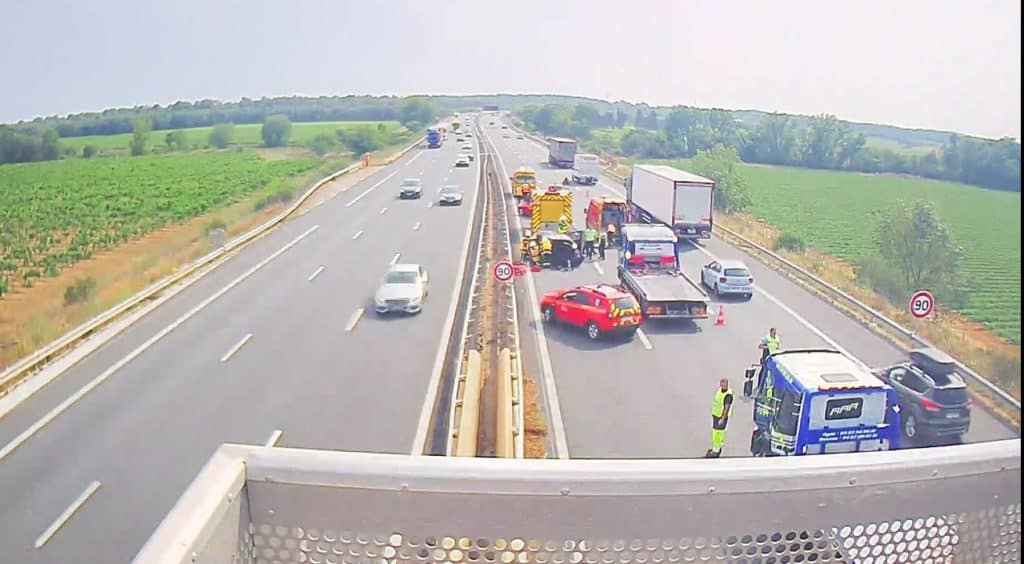 Autoroute A9 : un accident dans le secteur d’Agde perturbe la circulation