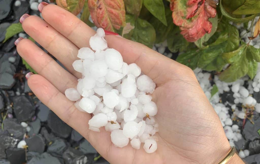 Météo : un violent orage de grêle frappe le bassin Nîmois