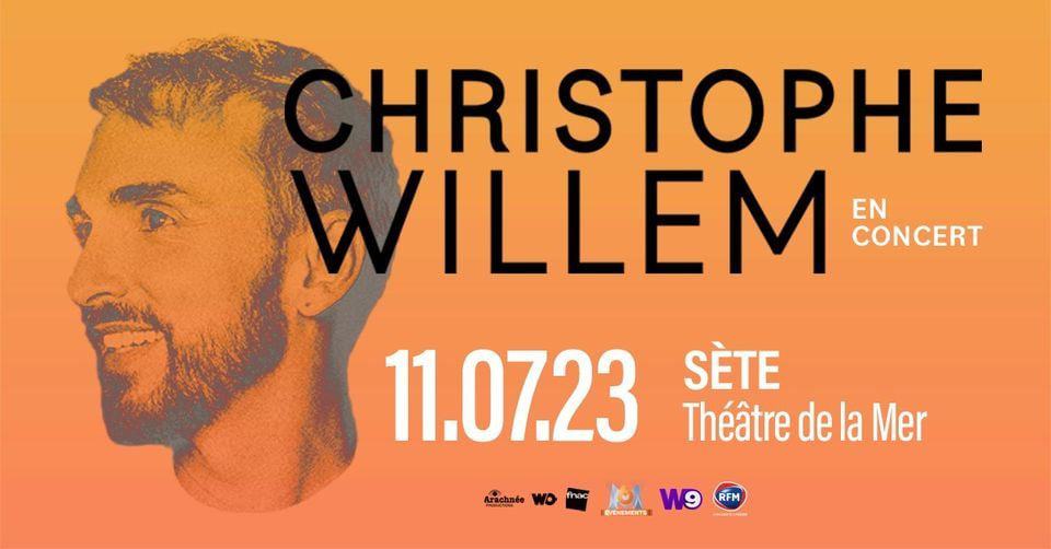 Jeu concours : gagnez vos places pour Christophe Willem à Sète le 11 juillet