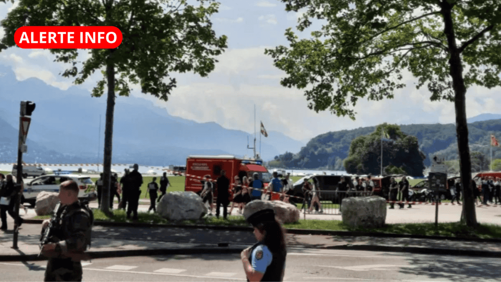Attaque au couteau à Annecy : six blessés et pronostic vital engagé pour deux enfants