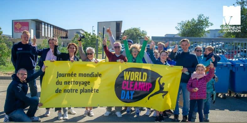 Gard : mobilisation à Villeneuve lez Avignon à l’occasion du World Cleanup Day