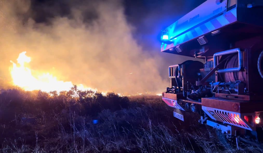 Pyrénées-Orientales : cette nuit, un violent feu de végétation détruit 55 hectares