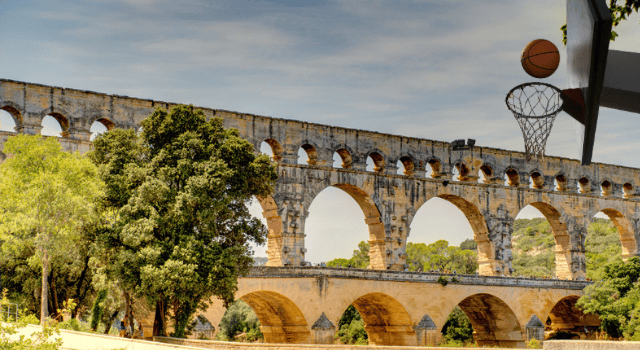 Sport : le Pont du Gard va être le temple du Basket à l’occasion du World Tour 3×3
