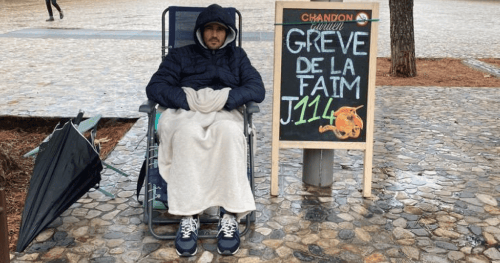 Grève de la faim à Montpellier : après 114 jours, Jérôme est « prêt à aller jusqu’à la mort »