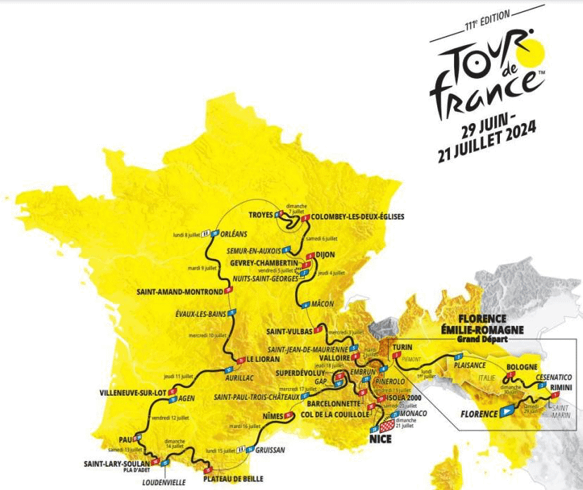 Tour de France 2024 : l’étape Gruissan-Nîmes animera l’Occitanie