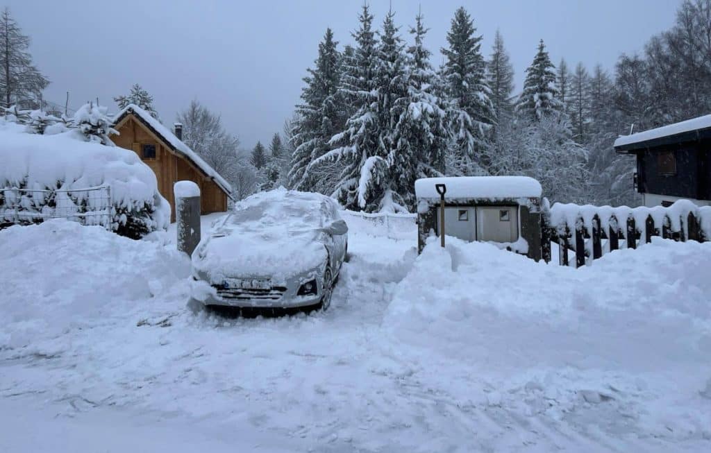 Météo : les images du massif de l’Aigoual sous 30 cm de neige