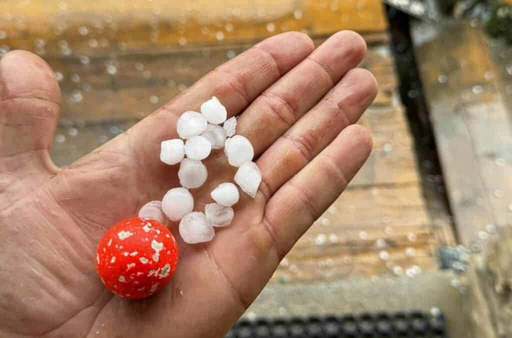 Météo : orage de grêle en cours dans le Gard, sur le Piémont Cévenol
