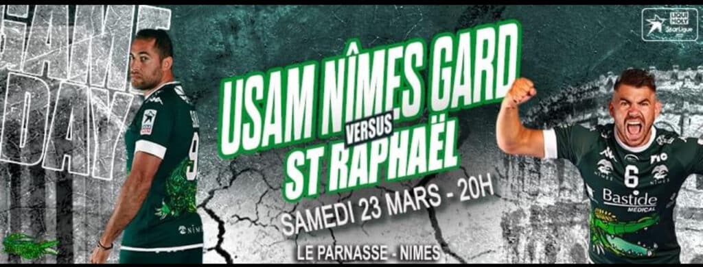 Jeu concours : gagnez vos places pour USAM – Saint  Raphaël ce samedi à Nîmes