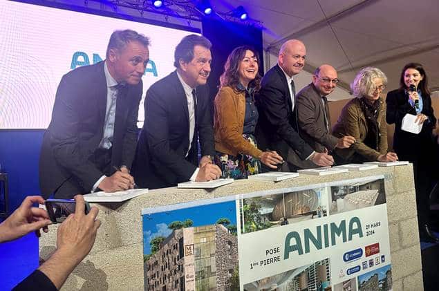 Hérault : pose de la première pierre du projet Anima, le futur pilier de la jeunesse et des entreprises