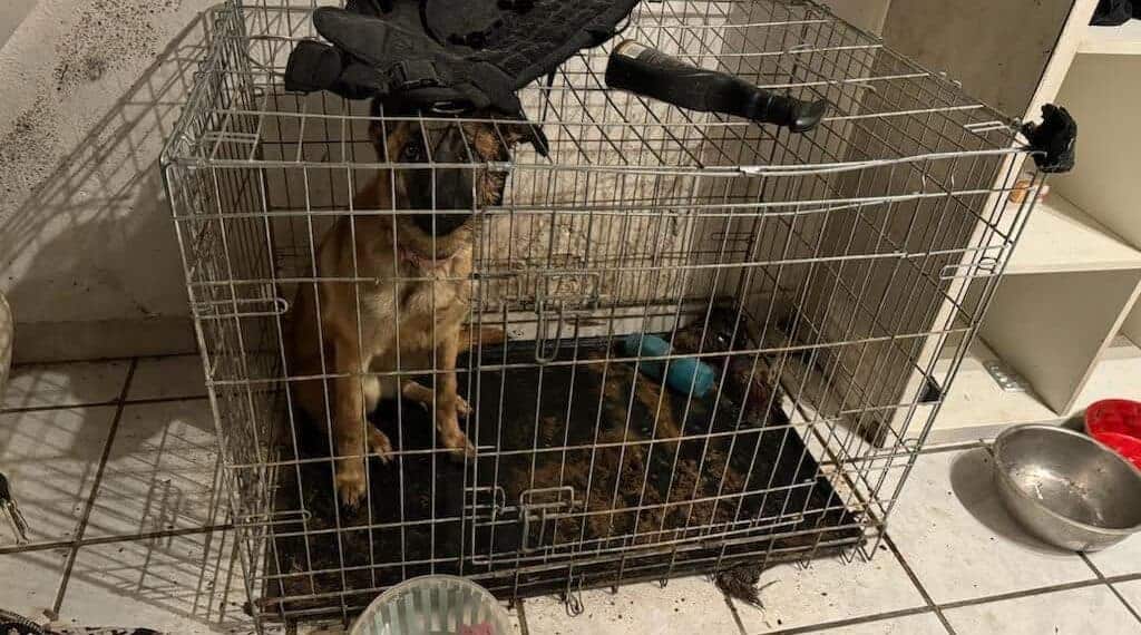 Hérault : les gendarmes sauvent un chiot d’une situation d’insalubrité