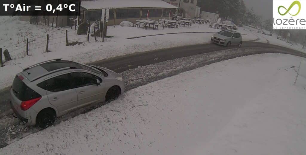 Météo : la Lozère sous la neige ce jeudi 2 mai, voici les images !