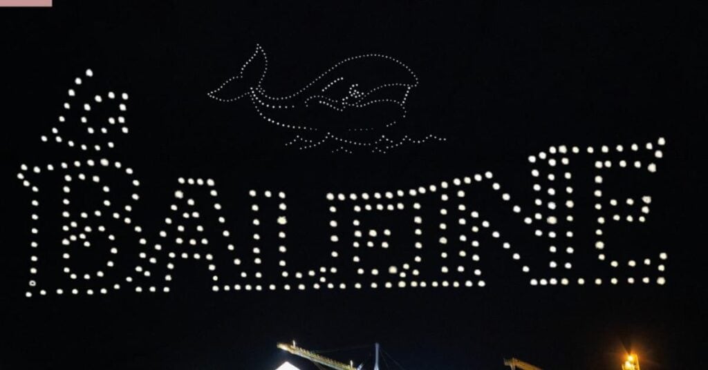 Gard : un spectacle de drones à Aigues-Mortes pour les 90 ans de La Baleine