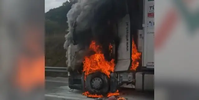 Hérault : un camion en feu sur l’autoroute A75, au niveau du tunnel du Pas de l’Escalette