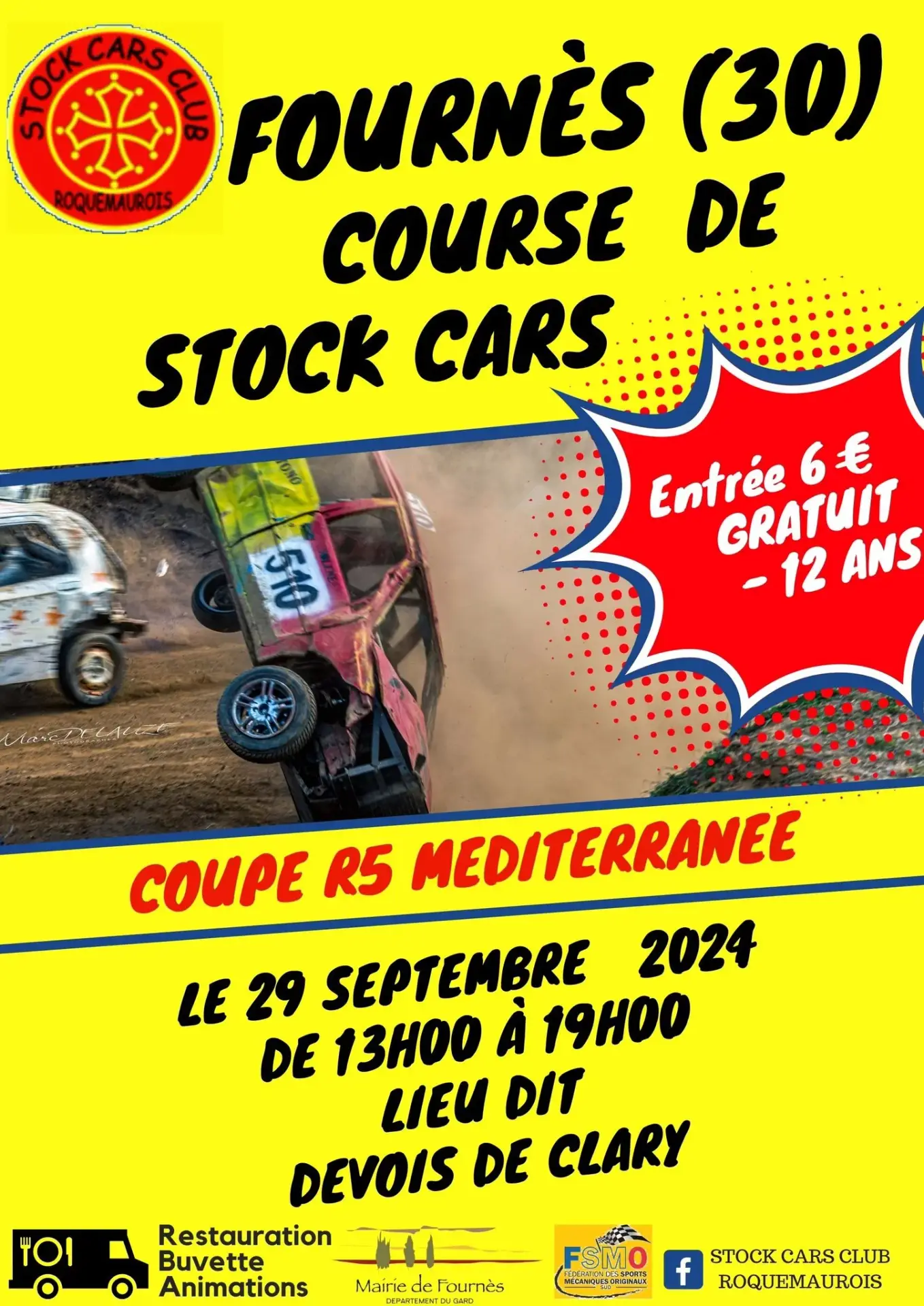 Course de Stock Cars à Fournès 