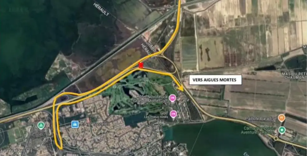 Gard et Hérault : 3 mois de travaux sur la RD 62, au niveau du giratoire du Ponant