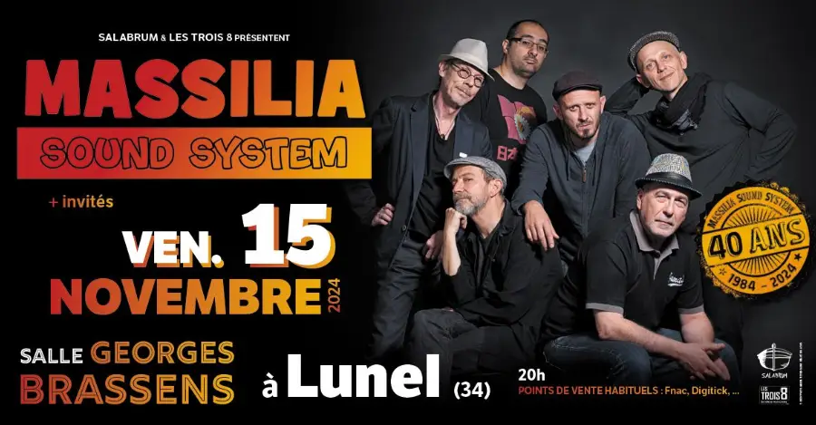 Hérault : le groupe Massilia Sound System fête ses 40 ans à Lunel