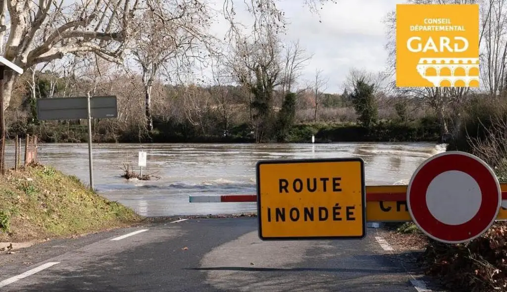 Gard : routes barrées et conditions de circulation ce vendredi