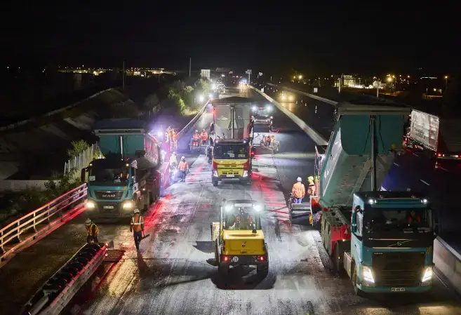 Autoroute A9 : les travaux de rénovation des chaussées entre Perpignan et Leucate terminés