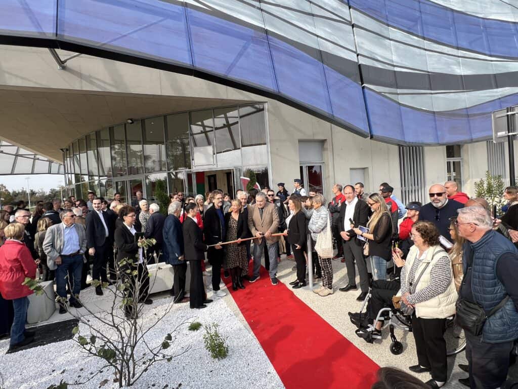 Nîmes : la halle des sports Ludivine Furnon officiellement inaugurée