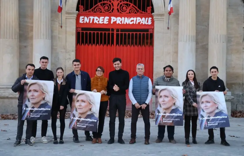 Gard : le RN se mobilise pour Marine Le Pen en marge du procès des assistants parlementaires