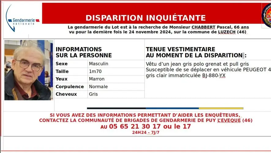 Occitanie : appel à témoins après la disparition d’un médecin de 66 ans