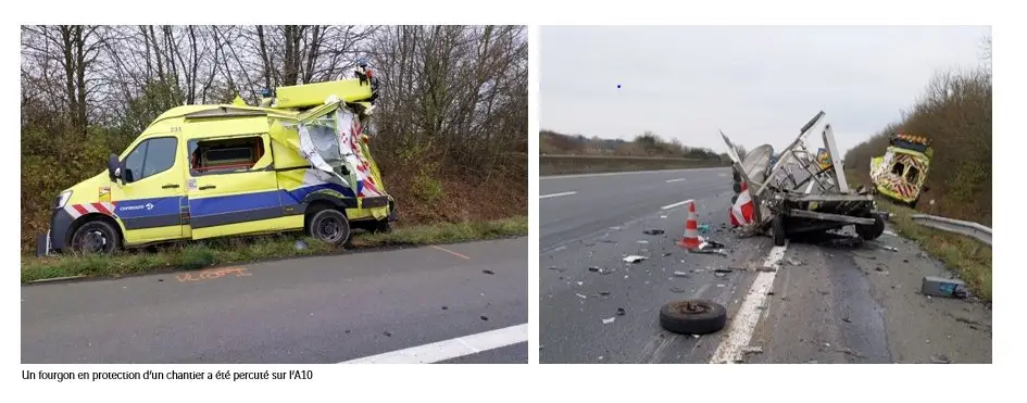 Autoroutes : employé blessé, camion détruit, deux accidents frappent Vinci Autoroutes